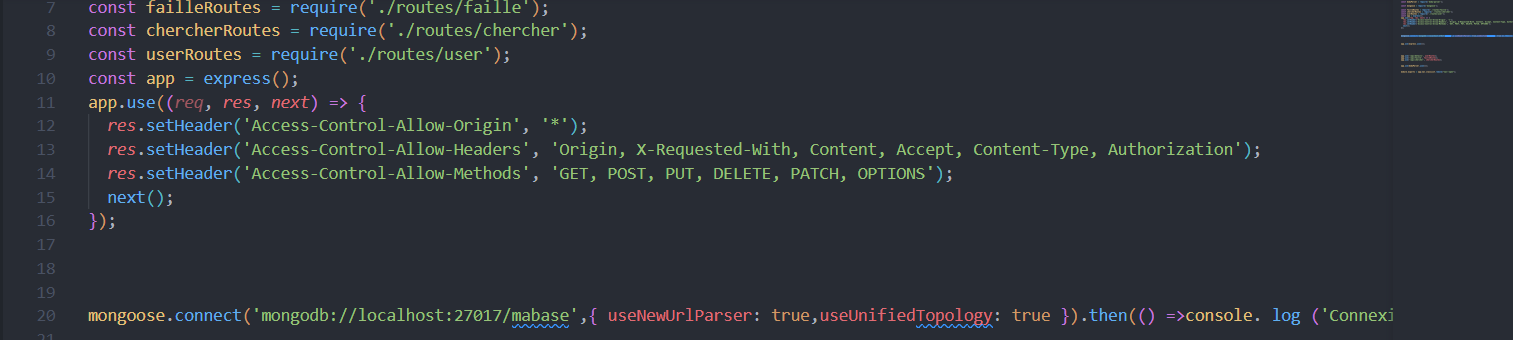 Backend de site de support informatique en Node.js